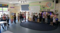 Paper plate portraits