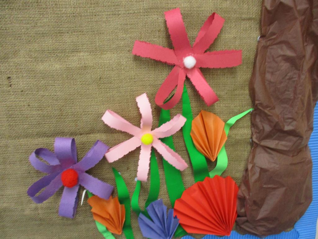 'Into the Jungle' paper crafts by the children in our Childcare Bubble