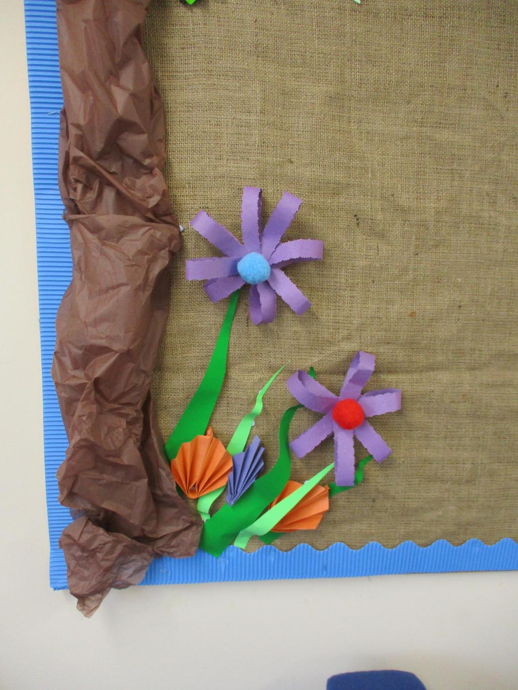 'Into the Jungle' paper crafts by the children in our Childcare Bubble